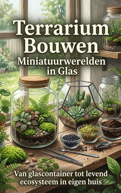 Terrarium Bouwen: Miniatuurwerelden in Glas, Andries B.V. - Paperback - 9789465193366