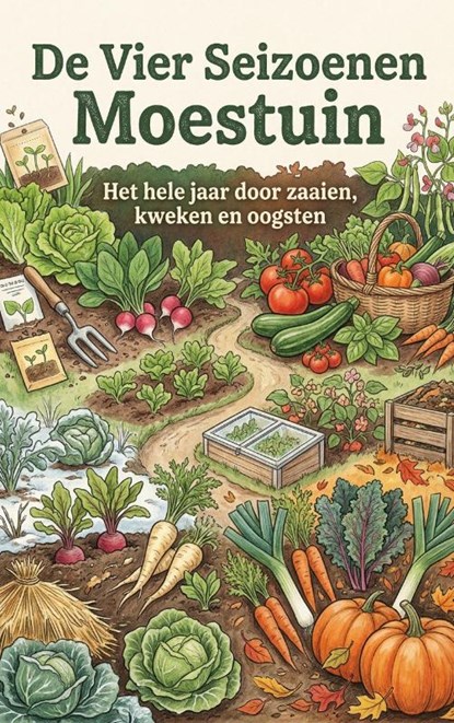 De Vier Seizoenen Moestuin, niet bekend - Paperback - 9789465196688