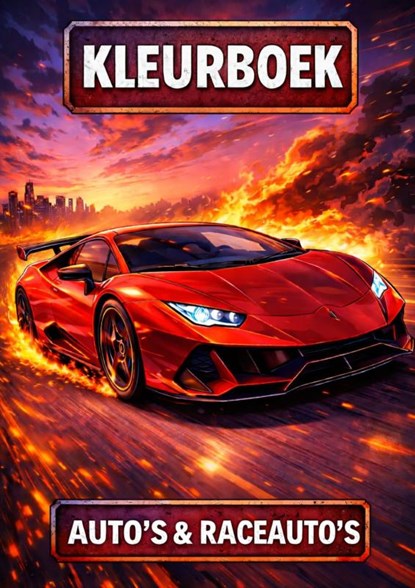 Kleurboek, Auto's & Raceauto's, H. Mourits - Paperback - 9789465200347