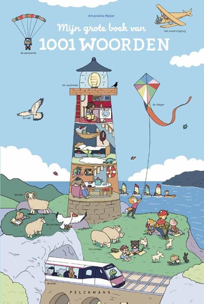Mijn grote boek van 1001 woorden, Amandine Meyer - Gebonden - 9789465303413