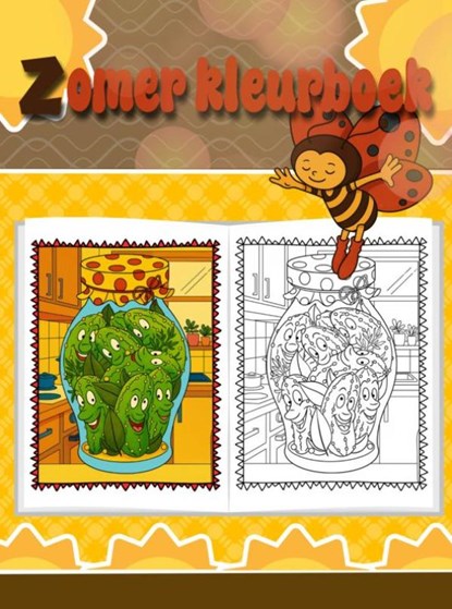 Leuk zomerkleurboek voor kinderen, Mieke Stevens - Paperback - 9789465310084