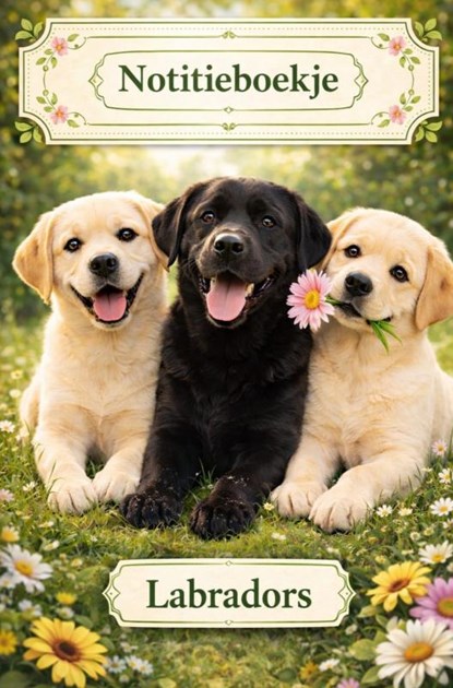 Notitieboekje, Labradors, H. Mourits - Paperback - 9789465382326