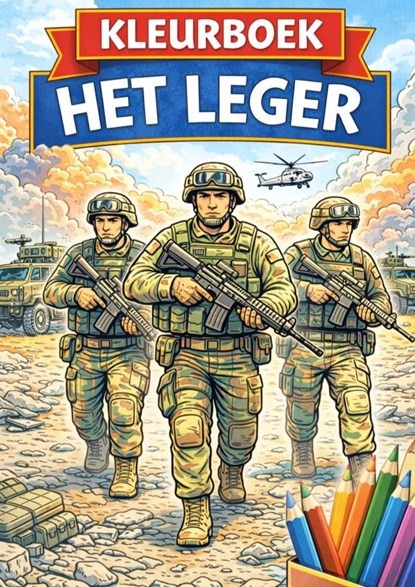 Kleurboek, Het leger, H. Mourits - Paperback - 9789465382425