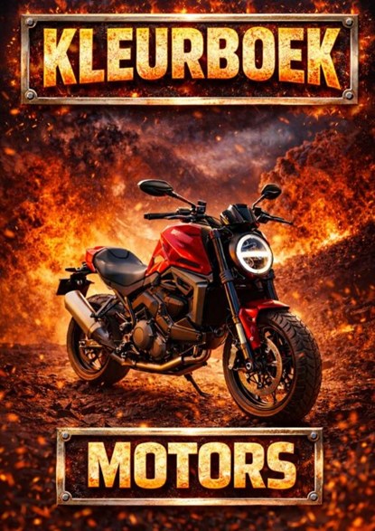 Kleurboek, Motors, H. Mourits - Paperback - 9789465382647