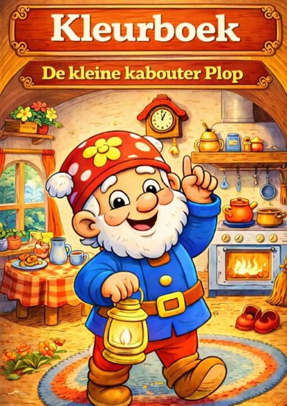 Kleurboek, De kleine kabouter plop, H. Mourits - Paperback - 9789465382722