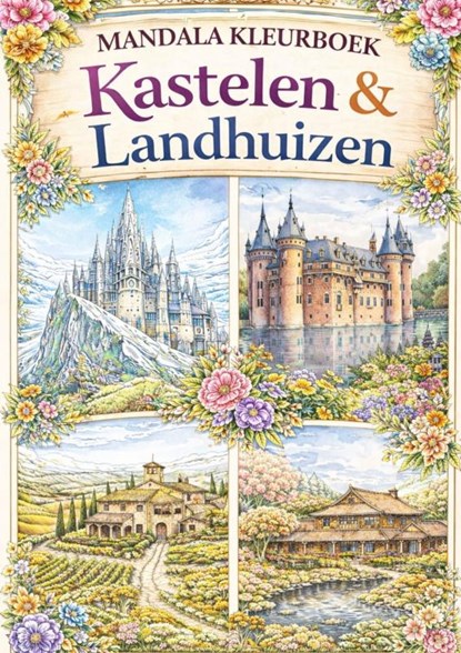 Mandala kleurboek, Kastelen & Landhuizen, H. Mourits - Paperback - 9789465383026