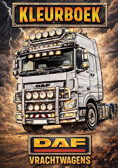 Kleurboek, DAF Vrachtwagens., H. Mourits - Paperback - 9789465385433