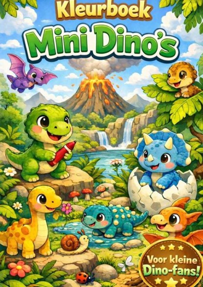 Kleurboek, Mini dinos, H. Mourits - Paperback - 9789465460154