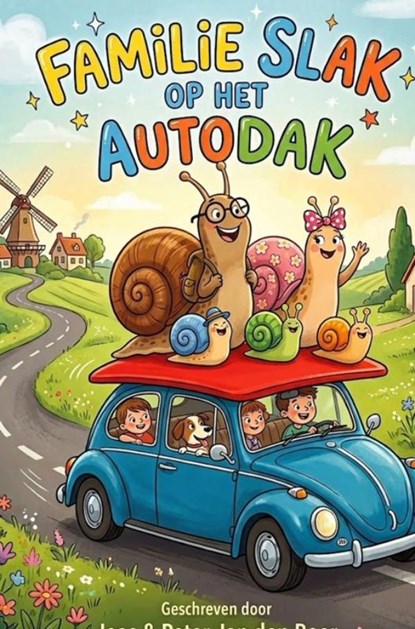 Familie Slak op het Autodak, Joas En Peter-Jan Den Boer - Gebonden - 9789465461403