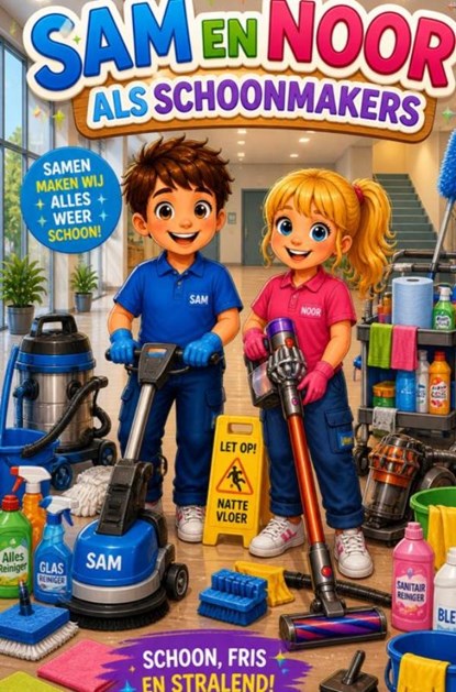 Sam en Noor als schoonmakers, Rick Van Beckhoven - Gebonden - 9789465464213