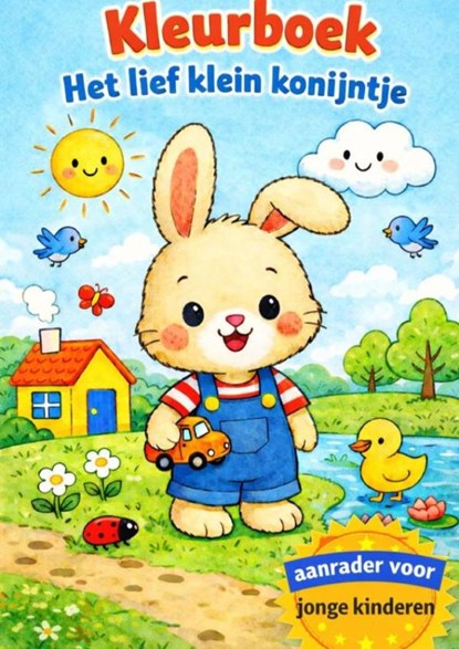 Kleurboek, het lief klein konijntje, H. Mourits - Paperback - 9789465464855