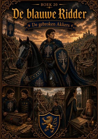 Boek 20, De blauwe Ridder - De gebroken akkers, Hendrik Van ´t Hoff - Paperback - 9789465540696