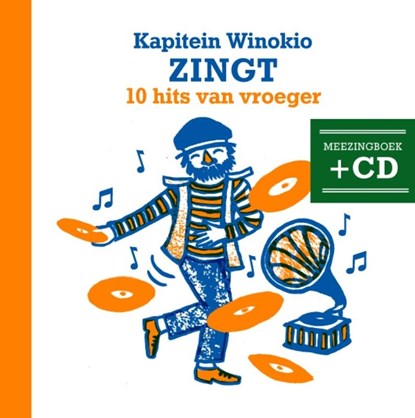 Kapitein Winokio zingt 10 hits van vroeger, Winok Seresia - Gebonden - 9789490378134