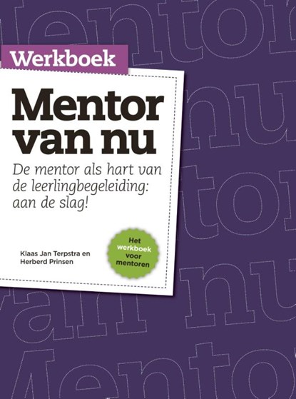 Werkboek mentor van nu, Klaas Jan Terpstra ; Herberd Prinsen - Paperback - 9789491141072