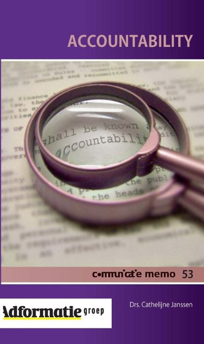 Accountability, Cathelijne Janssen - Paperback - 9789491560392