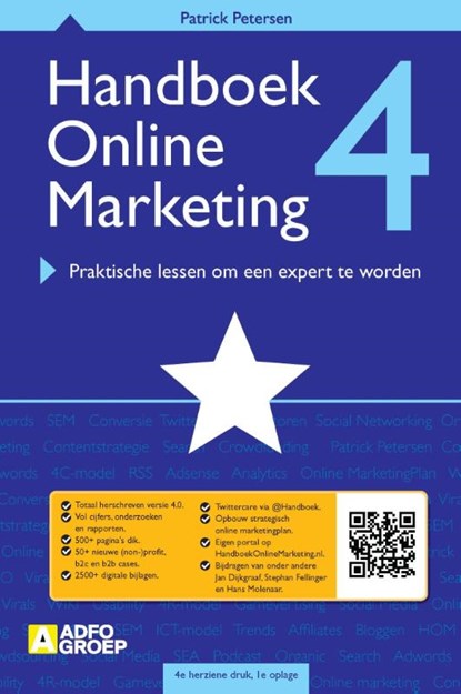 Handboek online marketing 4.0, Patrick Petersen - Paperback - 9789491560705