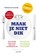 Maak je niet dik, William Cortvriendt - Paperback - 9789491729379