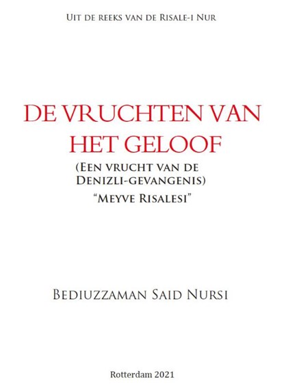 De vruchten van het geloof, Bediuzzaman Said Nursi - Paperback - 9789491898211