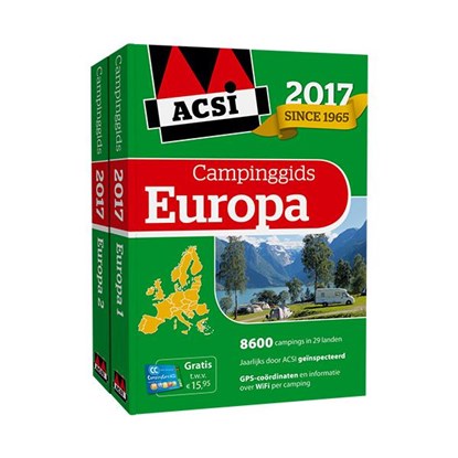 ACSI Campinggids Europa 2017, ACSI - Paperback - 9789492023247