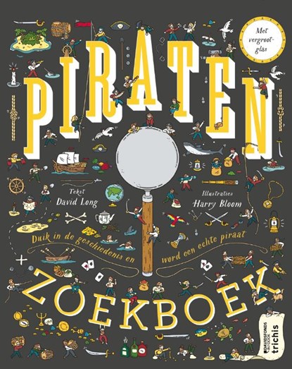 Piraten zoekboek, David Long - Gebonden - 9789492077851