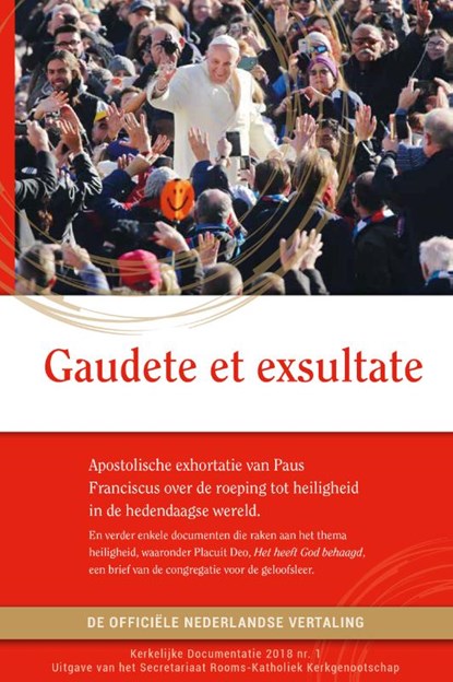 Gaudete et exsultate, Paus Franciscus - Paperback - 9789492093844