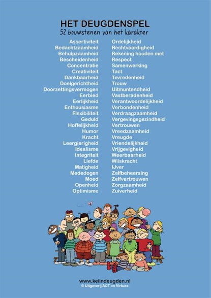 Deugdenposter A1 formaat, Annelies Wiersma - Losbladig - 9789492094186