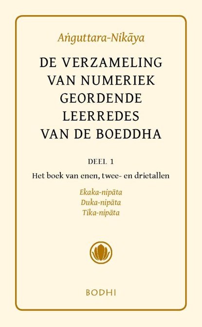 Anguttara-Nikaya 1 Het boek van de enen; het boek van de tweetallen; het boek van de drietallen (Ekaka-, Duka-, Tika-nipata), niet bekend - Gebonden - 9789492166012