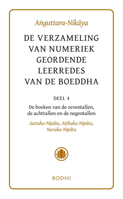 Anguttara-Nikaya / 4 Het boek van zeven-, acht- en negentallen (Sattaka-,Atthaka-, Navaka-Nikaya), niet bekend - Ebook - 9789492166197