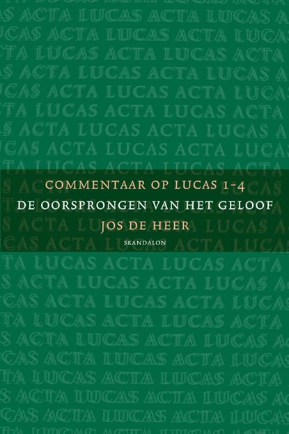 3-pak Commentaar op Lucas, Jos de Heer - Paperback - 9789492183668