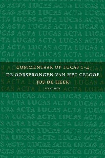 3-pak Commentaar op Lucas, Jos de Heer - Paperback - 9789492183668