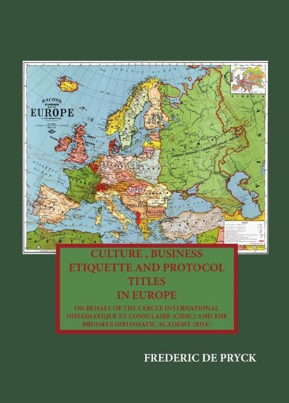 Culture, business etiquette and title protocol in Europe, Frederic de Pryck - Gebonden - 9789492247278