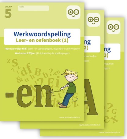 Werkwoordspelling Leer- en Oefenboeken groep 5 Compleet Compleet pakket gemengde opgaven voor werkwoordspelling, niet bekend - Paperback - 9789492265265