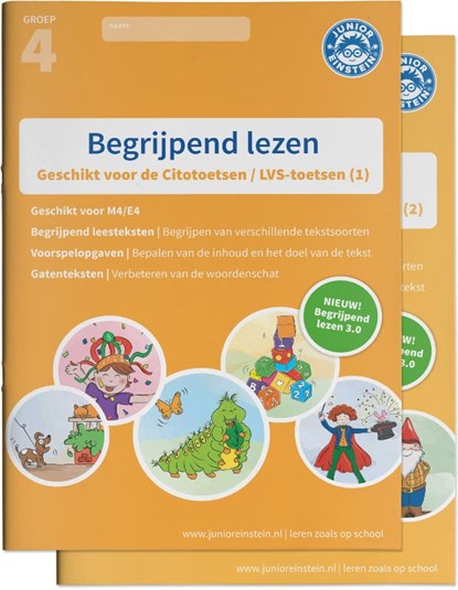 Begrijpend lezen oefenboeken compleet Compleet pakket, delen 1 en 2, niet bekend - Paperback - 9789492265371