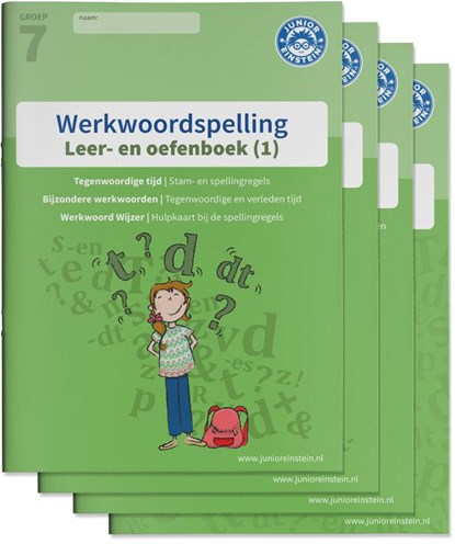 Werkwoordspelling Groep 7 Leer en oefenboek 1 en Antwoordenboek 1, 2 en 3, niet bekend - Paperback - 9789492265432