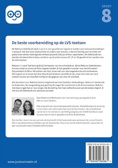 Rekenen Oefenboek 2, niet bekend - Paperback - 9789492265661
