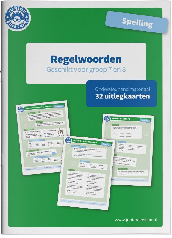 Spelling Regelwoorden Ondersteunend Materiaal Groep 7 En 8 - Niet ...