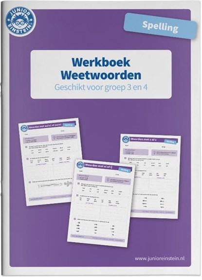 Spelling Weetwoorden geschikt voor groep 3 en 4 Werkboek, niet bekend - Paperback - 9789492265890