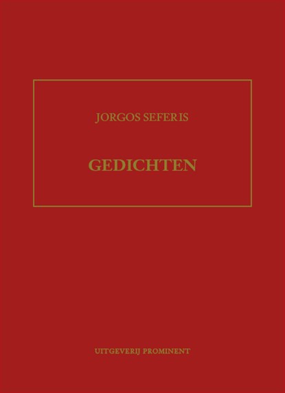 Gedichten, Jorgos Seferis - Gebonden - 9789492395115