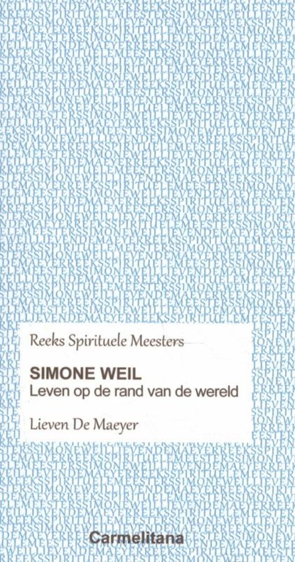 Simone Weil, Lieven De Maeyer - Paperback - 9789492434159