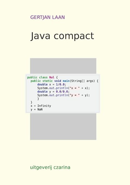 Java Compact, Gertjan Laan - Paperback - 9789492481047