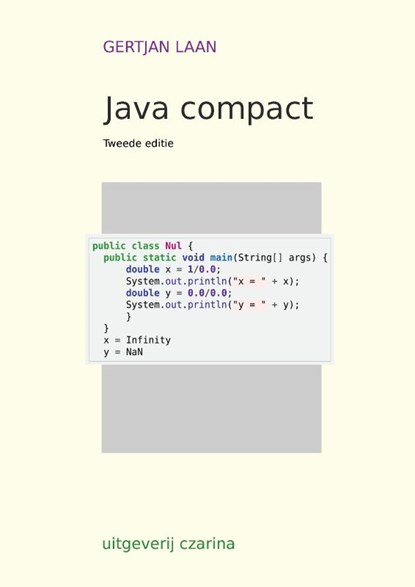Java compact, Gertjan Laan - Paperback - 9789492481054