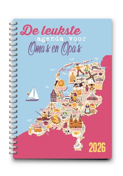 De leukste agenda voor oma's en opa's 2026, niet bekend - Gebonden - 9789492504241