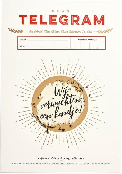 Kras telegram kindje, Tom Suykens ; Dieter Coppens - Gebonden - 9789492533081
