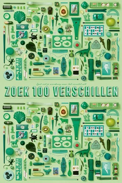 Stratier XL Spelposter - Zoek 100 verschillen (GROEN), Tom Suykens ; Dieter Coppens - Losbladig - 9789492533630