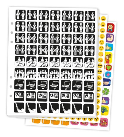 Pictogenda Stickervellen met pictogrammen 2020, Martina Tittse-Linsen - Overig - 9789492711557