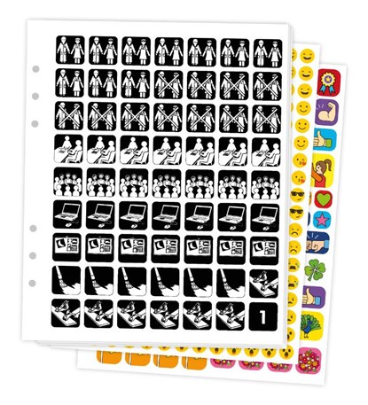 Pictogenda Stickervellen met pictogrammen 2021, Martina Tittse-Linsen - Overig - 9789492711731