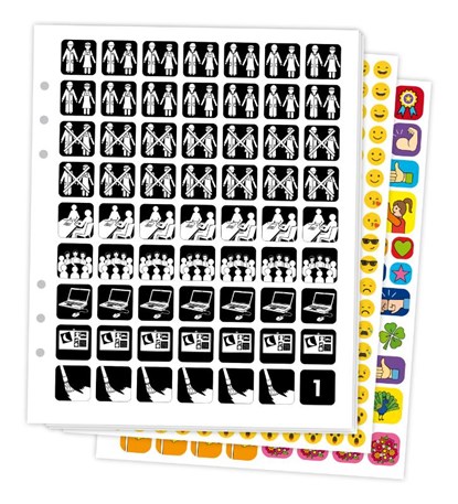 Pictogenda Stickervellen met pictogrammen, Martina Tittse-Linsen - Overig - 9789492711885