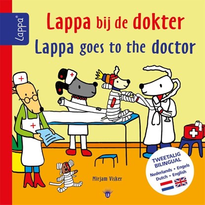 Lappa bij de dokter-Lappa goes to the doctor (NL-Engels), Mirjam Visker - Gebonden - 9789492731500