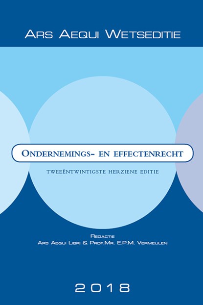 Ondernemings- & effectenrecht 2018, Ars Aequi Libri - Paperback - 9789492766205