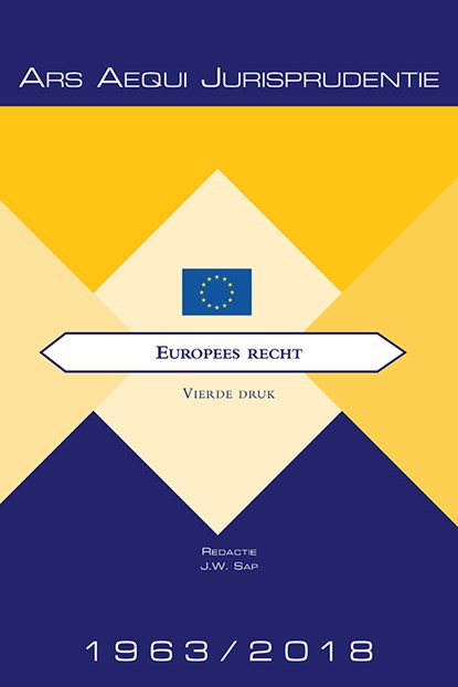 Jurisprudentie Europees recht 1963-2018, Jan Willem Sap - Paperback - 9789492766366